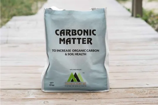 For organic carbon and soil pH